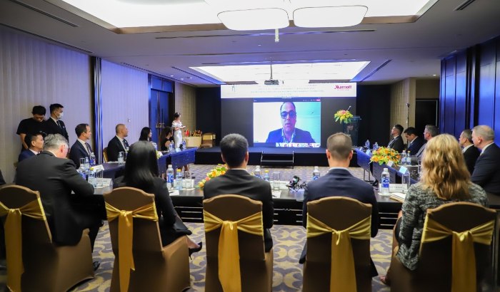 Mr. Rajeev Menon - President of Marriott International Asia Pacific (excluding China) spoke at the signing ceremony