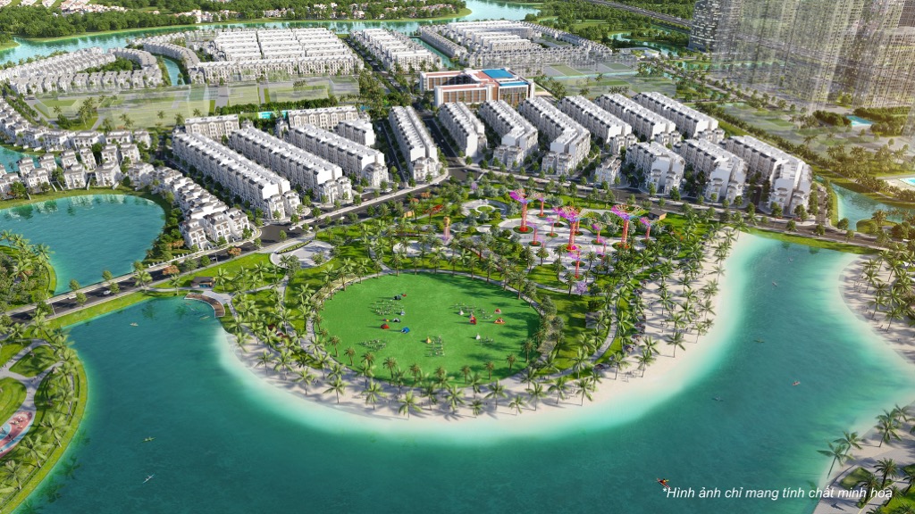 Vinhomes Grand Park Villa in The Manhattan subdivision carries a vibrant lifestyle