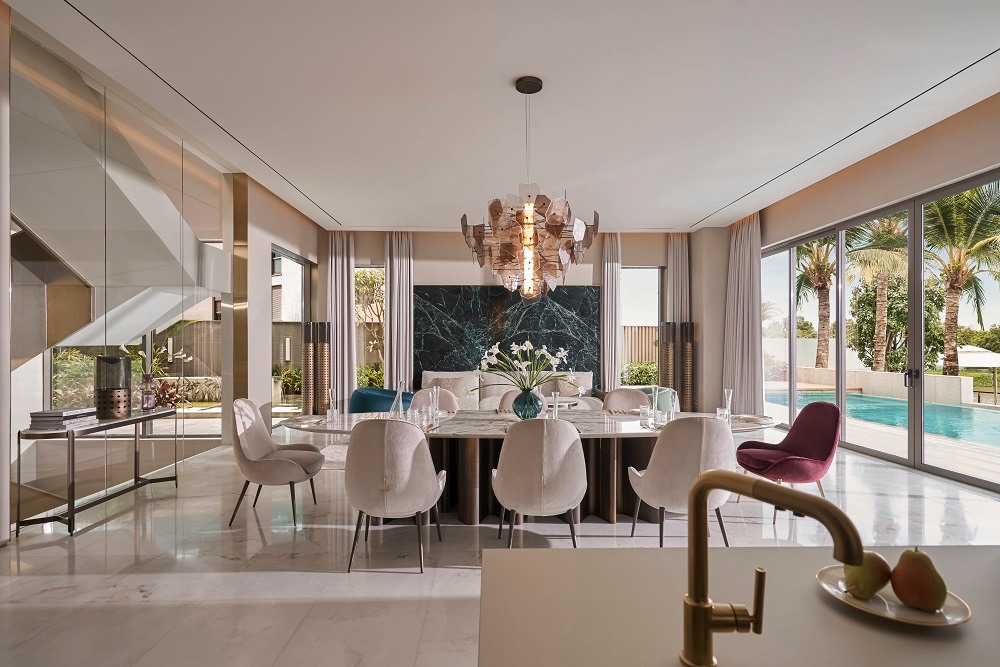 Nội thất dinh thự The Rivus mang thương hiệu Elie Saab Mansion