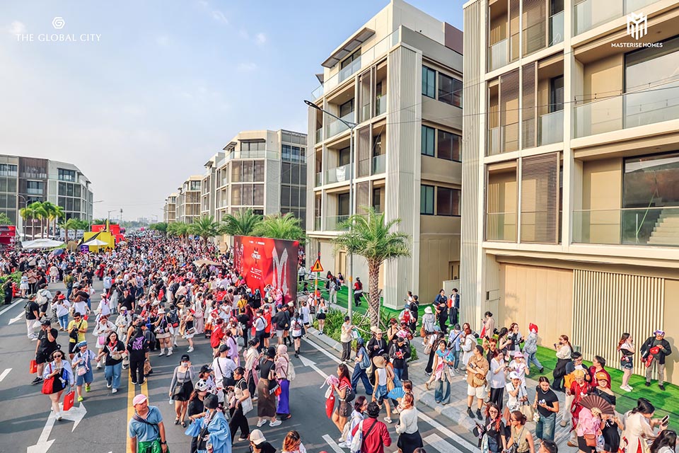 The Global City attracted nearly 200.000 spectators to attend two international-scale music festivals last March and continued to be the destination of the Chi Dep concert on April 3. The Global City affirms its solid position as the new center of Ho Chi Minh City, a destination for international-scale events and festivals, bringing business advantages and increasing sustainable value for residents and investors.
