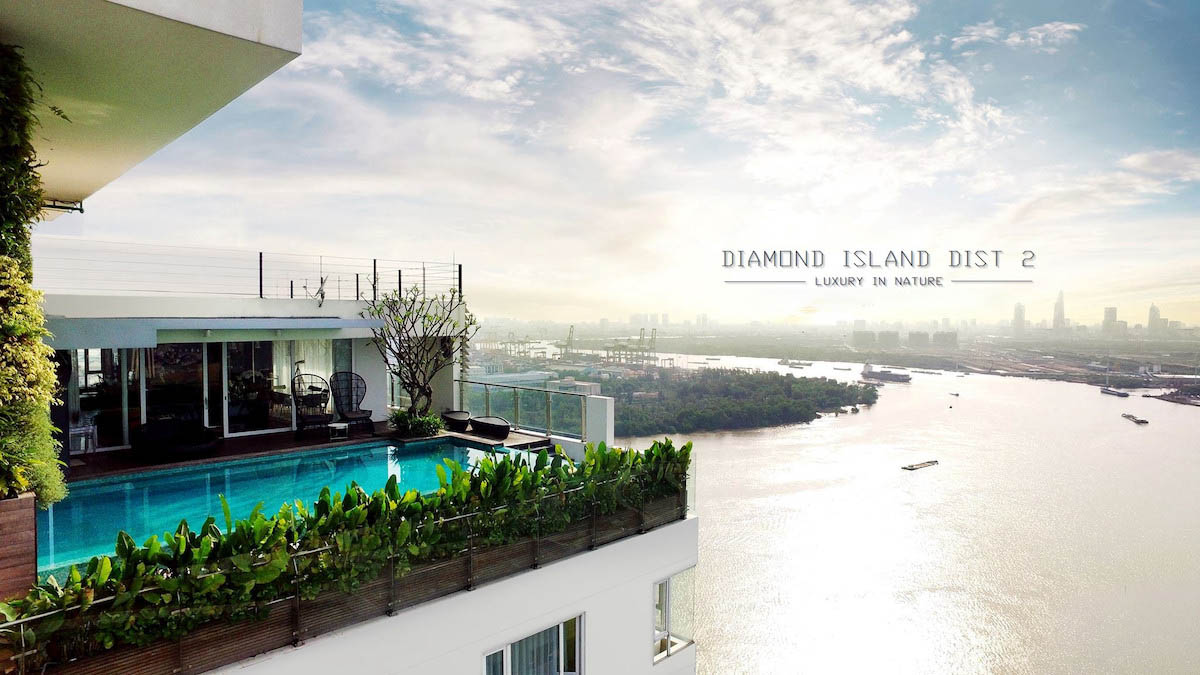 Penthouse apartment at Diamond Island. See Tet details at: https://saigonluxury.com.vn/sky-villa-dao-kim-cuong-duoc-de-mat/