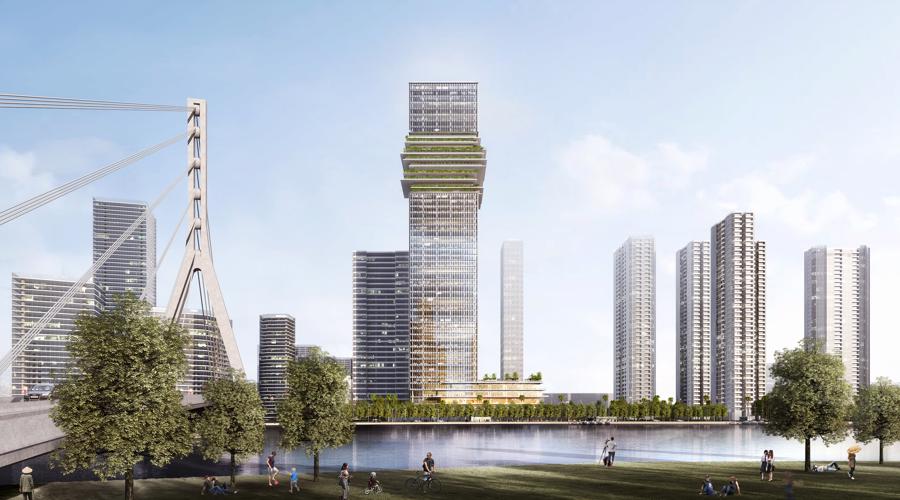 Kiến trúc biểu tượng của The Sun Tower