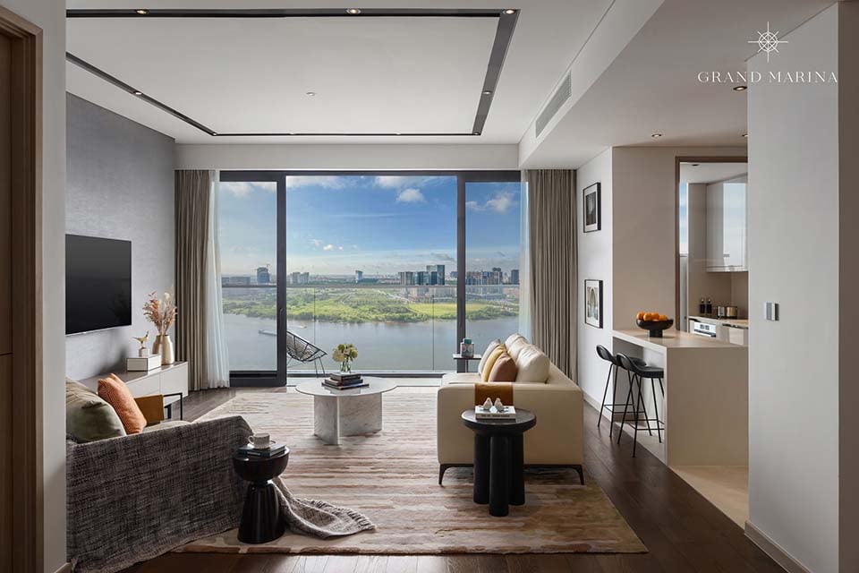 Thực tế căn hộ hàng hiệu Marriott tại Grand Marrina Sài Gòn