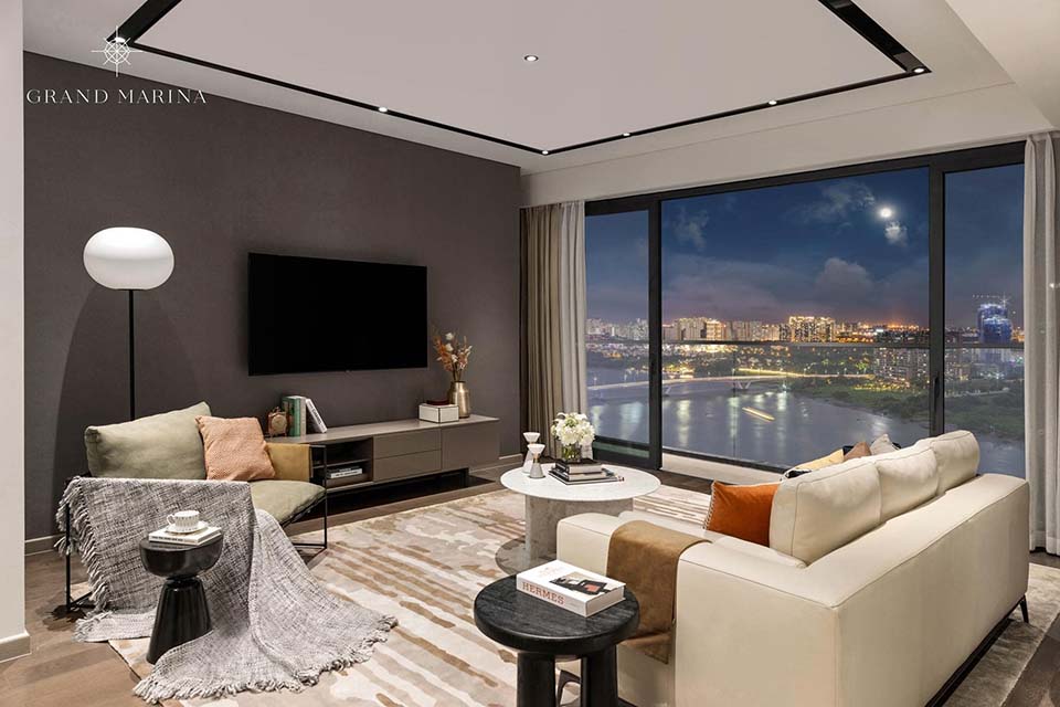 Thực tế căn hộ hàng hiệu Marriott tại Grand Marrina Sài Gòn