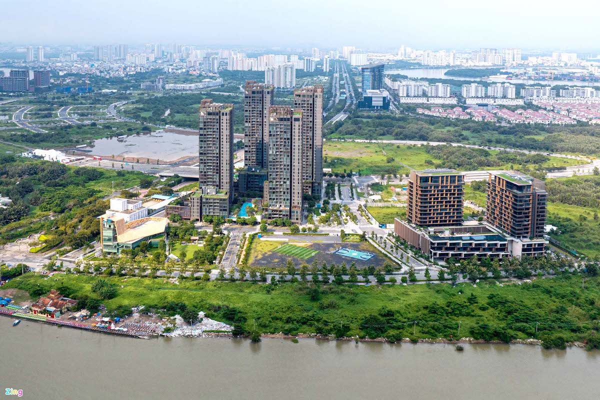 Actual Empire City project seen from the center of District 1