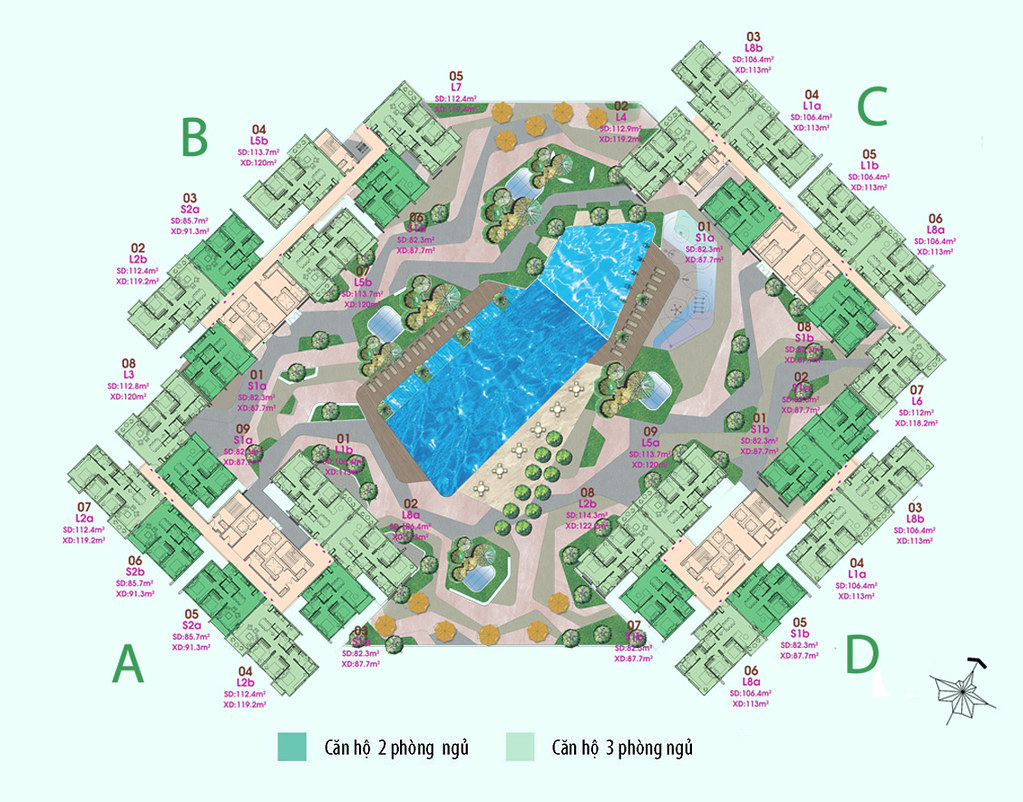 Máº·t báº±ng táº§ng Sadora Apartment