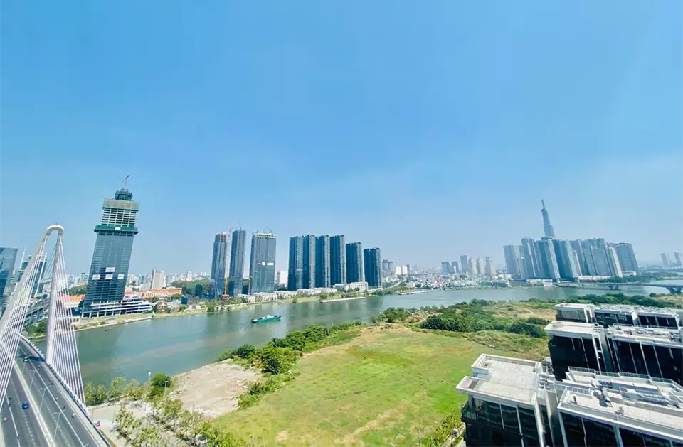 Căn hộ 2PN opera lầu cao view sông