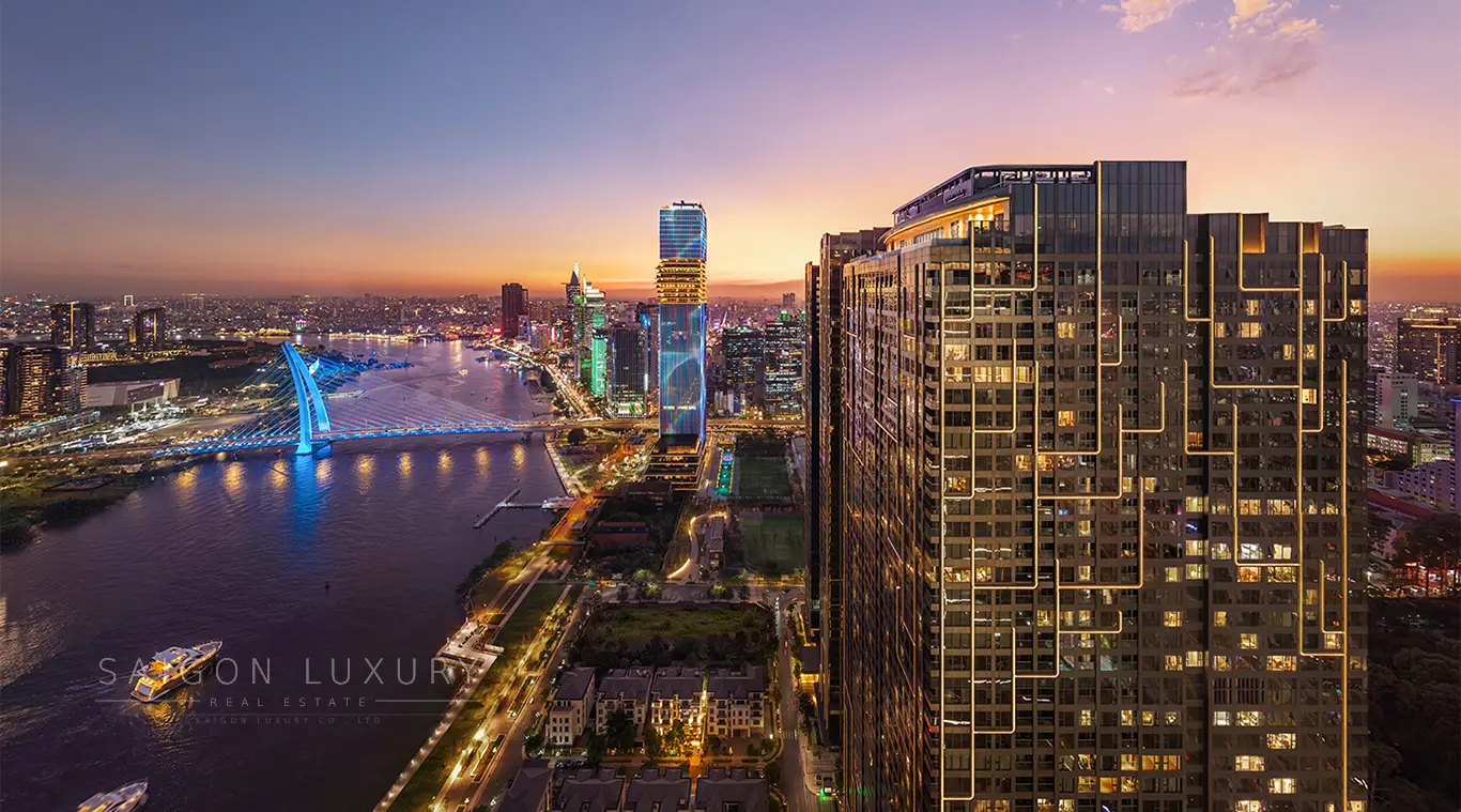 can ho hang hieu Marriott tai Grand Marrina Saigon