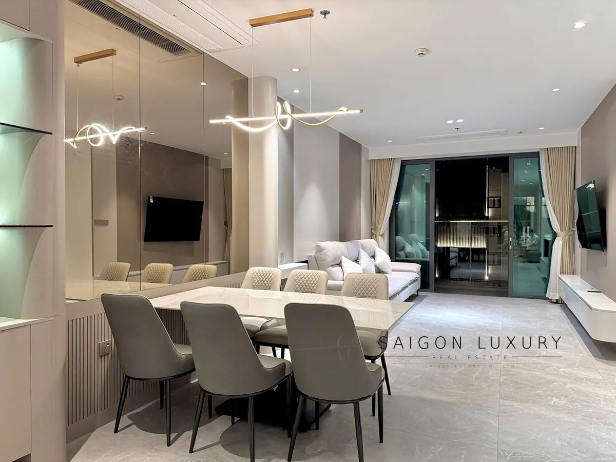 Bán căn hộ 3 phòng ngủ The Crest Residence – View cầu Ba Son và trung tâm Quận 1