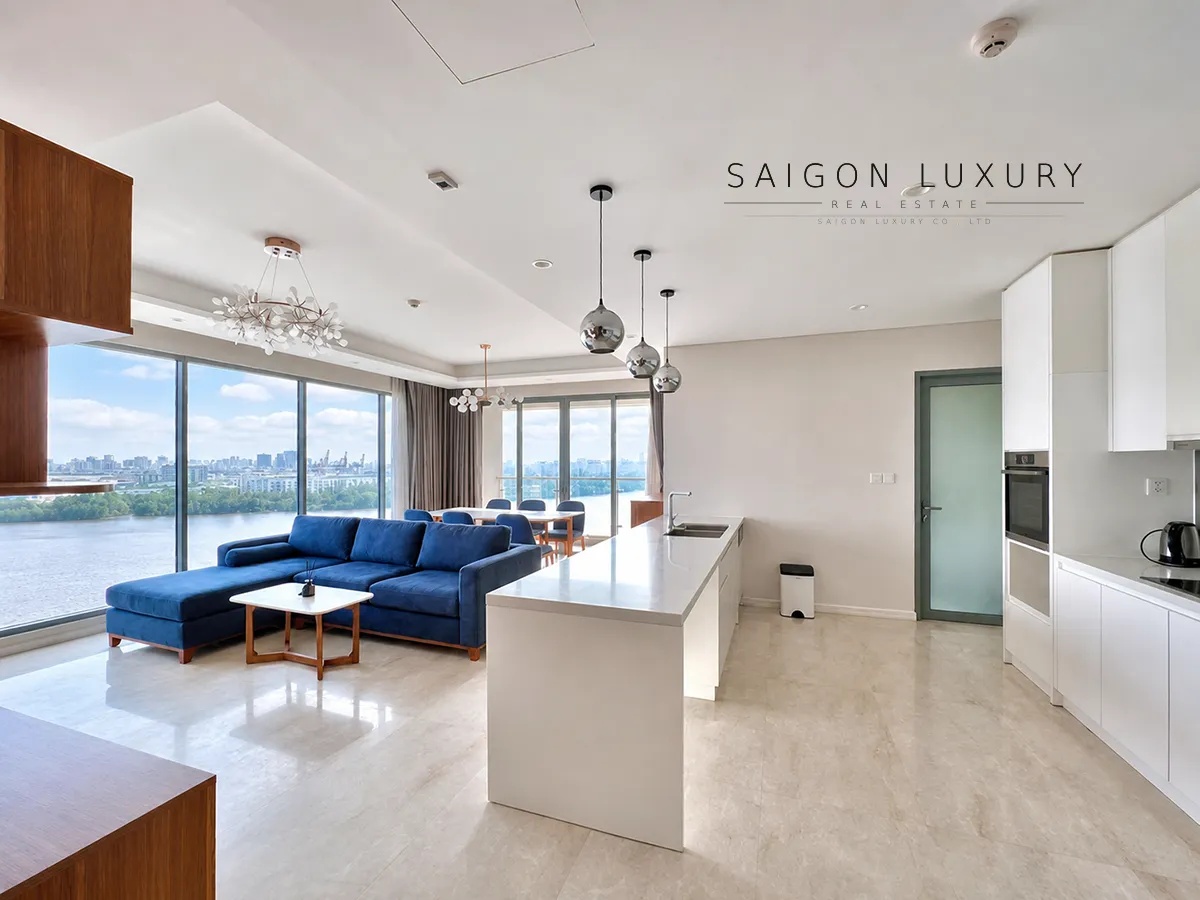 Căn hộ 4PN view sông panorama, CBD, căn góc 3 mặt thoáng
