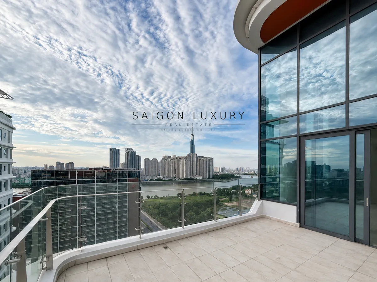 Super rare Duplex with private garden for sale in Thu Thiem Zeit River