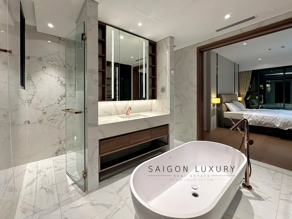 Bán căn hộ 3 phòng ngủ The Crest Residence – View cầu Ba Son và trung tâm Quận 1