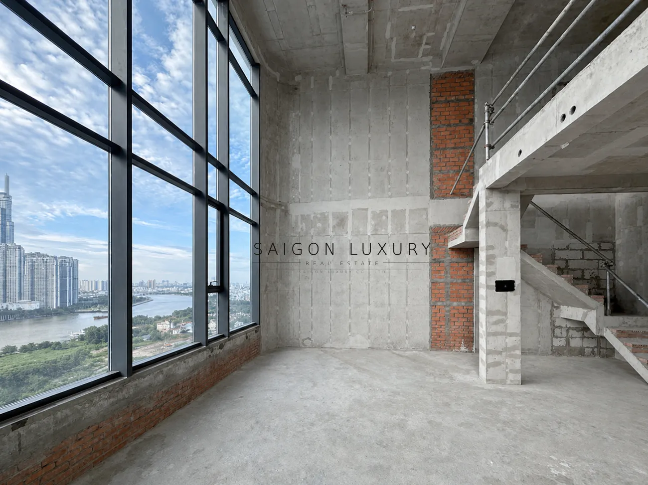 Super rare Duplex with private garden for sale in Thu Thiem Zeit River