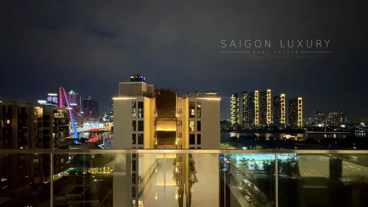 Bán căn hộ 3 phòng ngủ The Crest Residence – View cầu Ba Son và trung tâm Quận 1