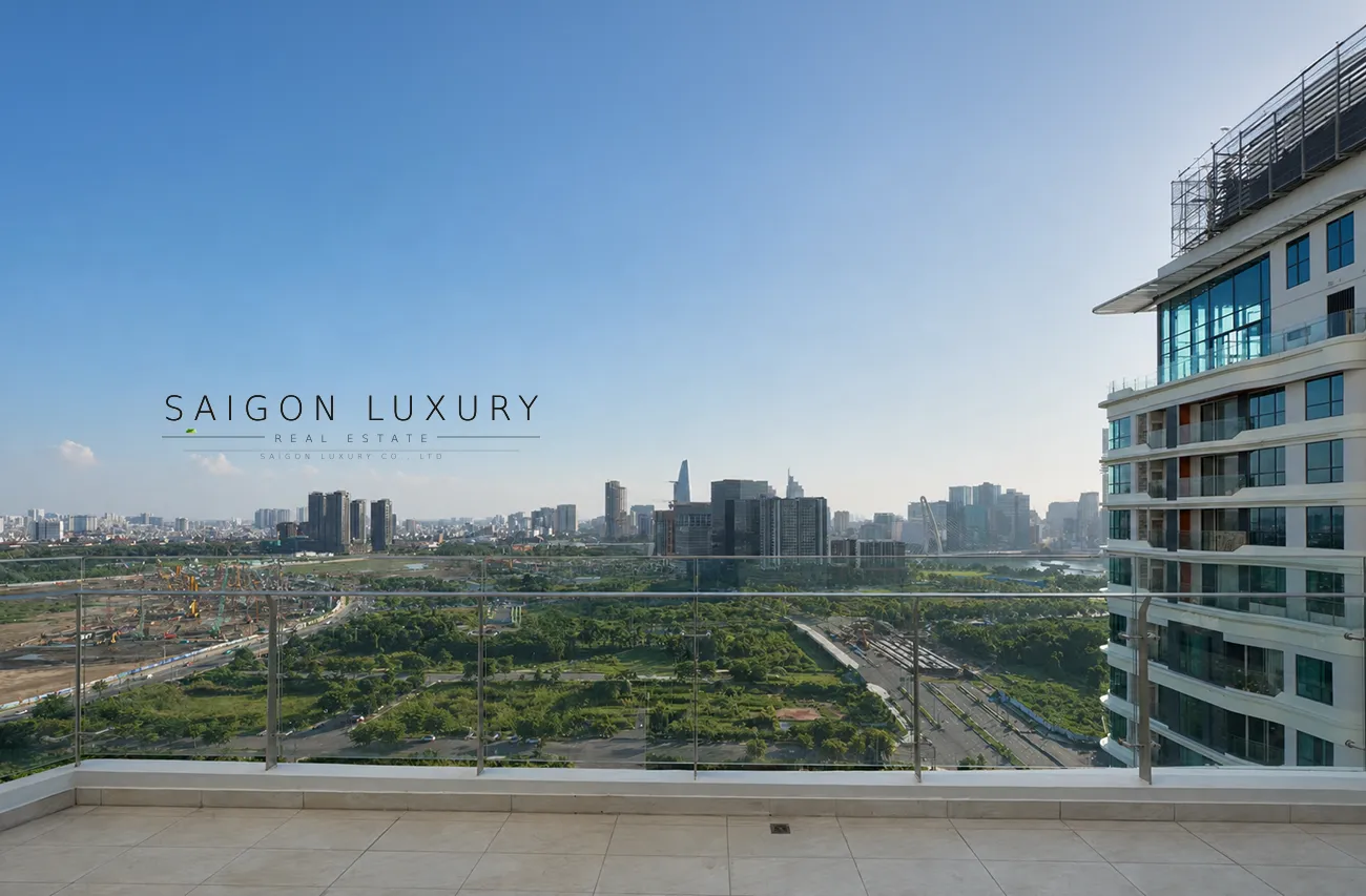 Super rare Duplex with private garden for sale in Thu Thiem Zeit River
